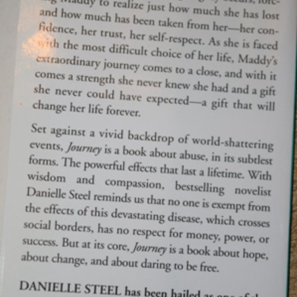 Danielle Steel 3 Pack Hard Cover Books:  "Journey", "Matters of the Heart" &Good - Picture 8 of 11
